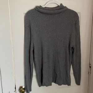 100% cotton gray sweater in 3x